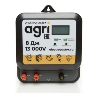 Электропастух AGRI 6К, 3 Дж, 13 000 В, до 15 км, с сиреной