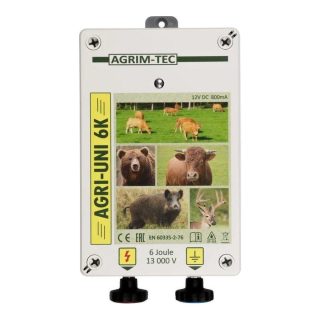 Электропастух AGRI UNI 6K (6 Дж, 4,2 Дж, 110 км, 12 В / 220 В)