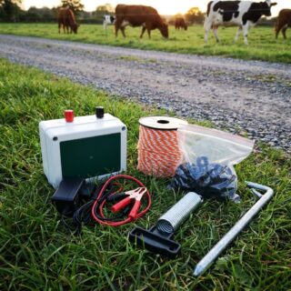Комплект электропастуха для КРС и телят на 1 га (АГРИ-500, верёвка, под арматуру)