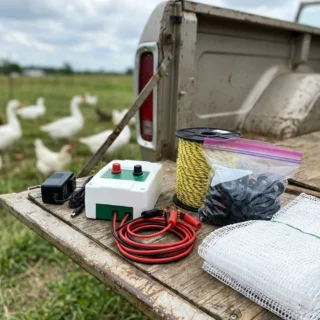 Комплект электропастуха для птиц AGRI 500 на 1 га (на арматуру)