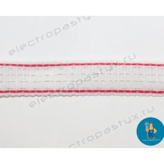 Лента для электропастуха 20 мм, 200 м, 90 кг, 4х0,16 мм